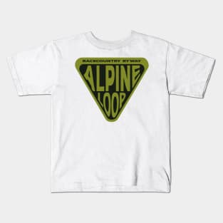 Alpine Loop Backcountry Byway name triangle Kids T-Shirt